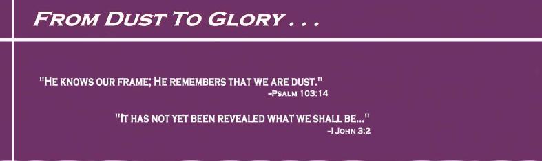 Purple Background and Dust to Glory Logo